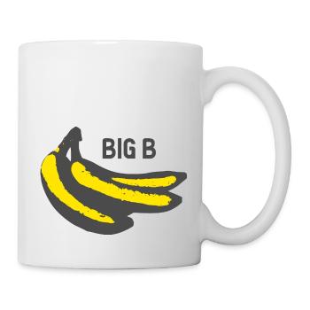 Bananen Stil - BIG B - color - Tasse - Weiß - Rechts