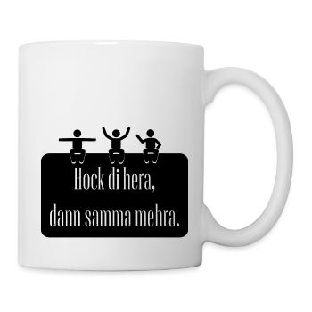 hock di hera - Tasse - Weiß - Rechts