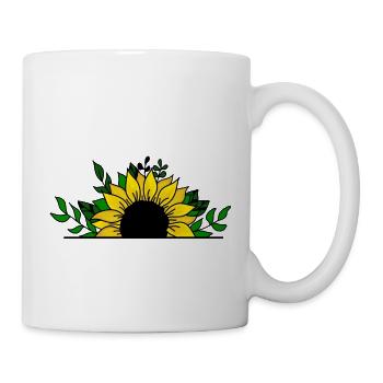 Tournesol - Mug blanc - blanc - Droite