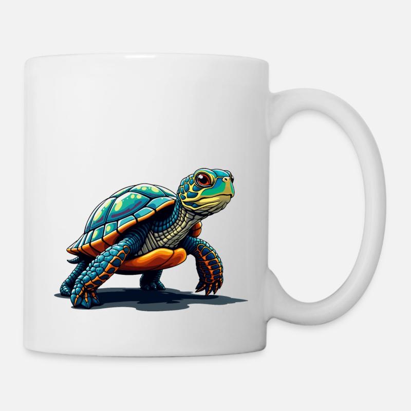 SCHILDKRÖTE - Tasse - Weiß