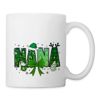 Noël Père Noël 2024 2025 film vacances famille xms - Mug blanc - blanc - Droite