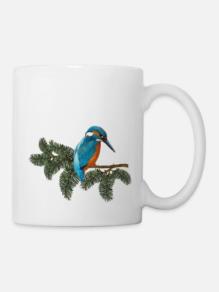 Oiseau coloré - Mug blanc - blanc