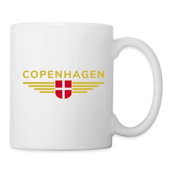 T-shirt Copenhague pour les fans et les voyageurs - Mug blanc - blanc - Droite