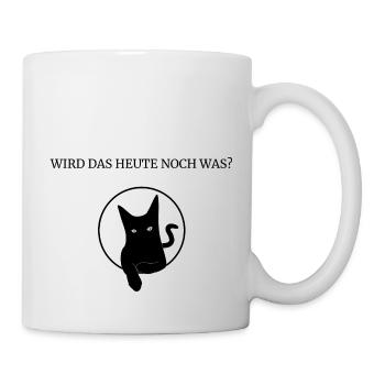 WIRD DAS HEUTE NOCH WAS 4500 x 5400 px - Tasse - Weiß - Rechts