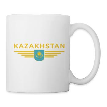 Kazakhstan Design – Steppe and Tradition - Mug - white - Right