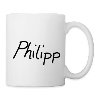 Philipp - Tasse - Weiß - Rechts