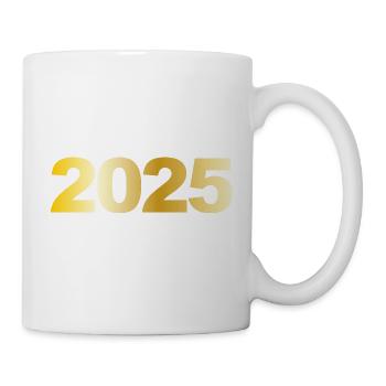 2025 Jahrgang Geschenk - Tasse - Weiß - Rechts