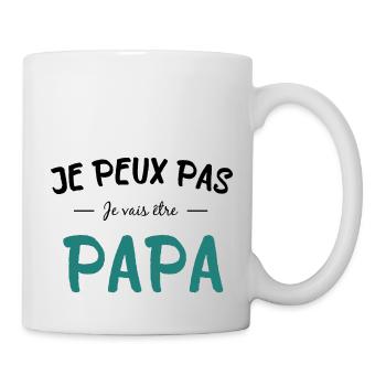 Ich werde Vater - Tasse - Weiß - Rechts