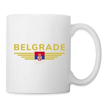 T-Shirt Belgrade – Pour les fans de la capitale - Mug blanc - blanc - Droite