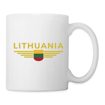 Lithuania T-Shirt – Pride and Style - Mug - white - Right
