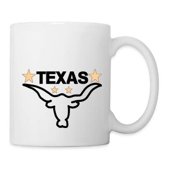 Texas star usa amérique - Mug blanc - blanc - Droite