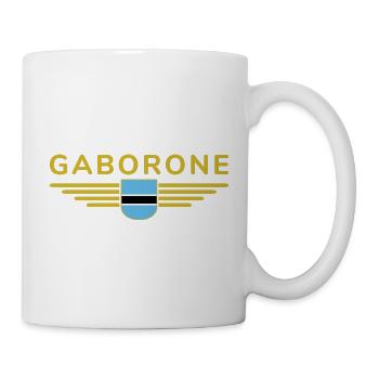 T-shirt Gaborone pour les supporters du Botswana - Mug blanc - blanc - Droite