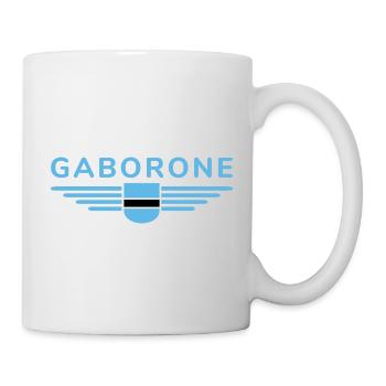 T-shirt Gaborone pour les supporters du Botswana - Mug blanc - blanc - Droite
