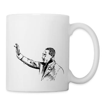 Martin Luther King Tag - Tasse - Weiß - Rechts