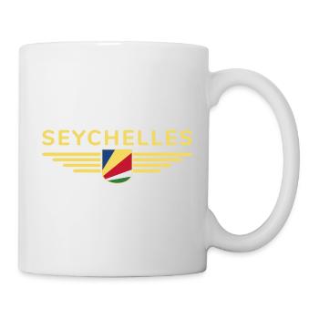 Fans des Seychelles : des t-shirts pour rêver sur l’île - Mug blanc - blanc - Droite