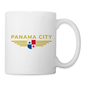 Conception de t-shirt Panama City - Mug blanc - blanc - Droite
