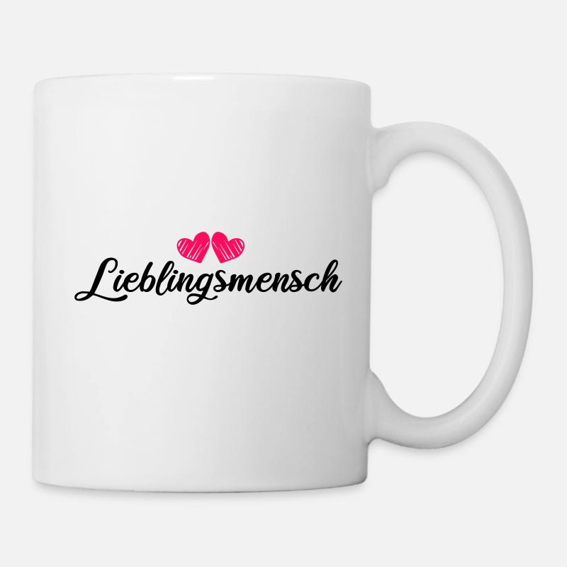Lieblingsmensch - Tasse - Weiß