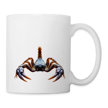 Scorpion claws stinger exoskeleton segment animal - Tasse - Weiß - Rechts