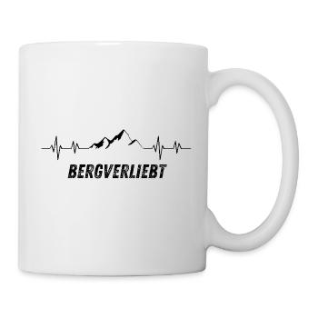 Fréquence cardiaque amoureuse de la montagne - Mug blanc - blanc - Droite
