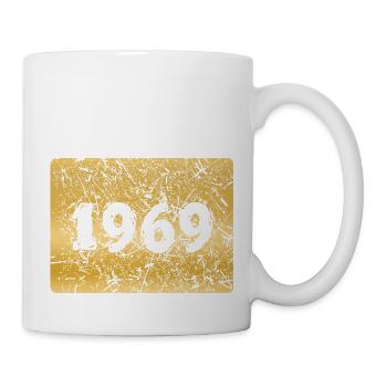 Zahl 1969 - Tasse - Weiß - Rechts