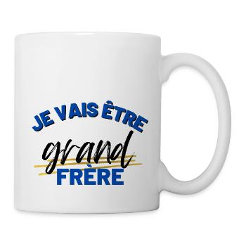 I'm going to be big brother, pregnancy announcement, humor - Mug - white - Right