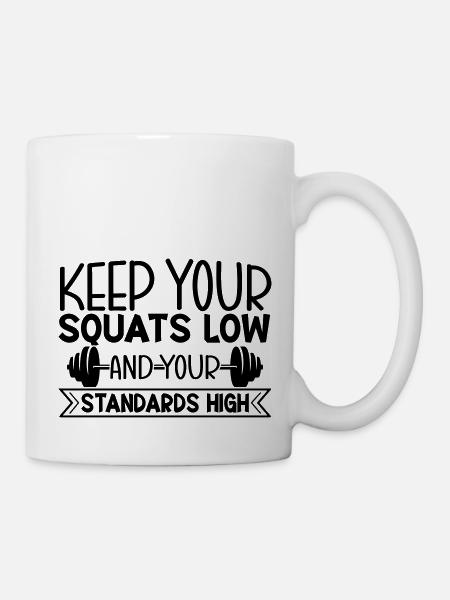 Squat Slow - Tasse - Weiß