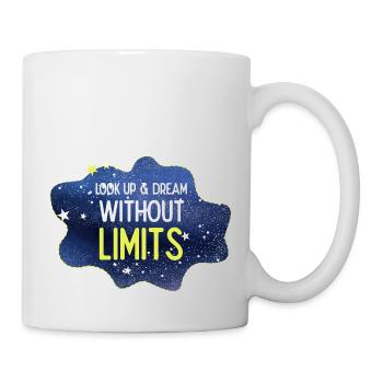 Look up and dream without limits - Mug - white - Right