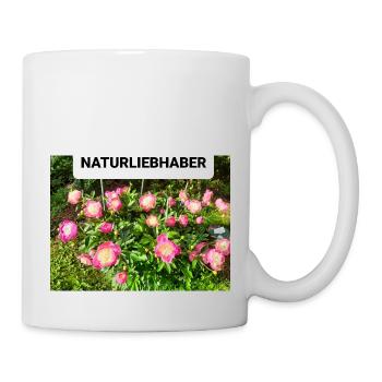Pfingstrosen - Tasse - Weiß - Rechts
