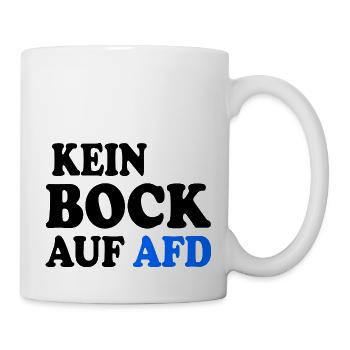 No desire for AfD - Mug - white - Right