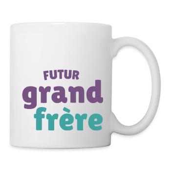 Futur grand frère - annonce futur grand frère - Mug blanc - blanc - Droite