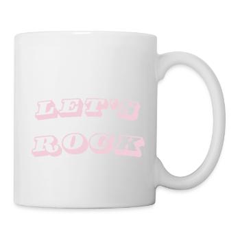 Let's Rock - Tasse - Weiß - Rechts