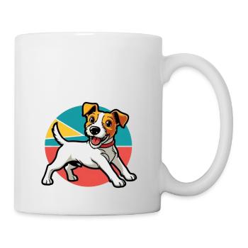 Jack Russel Terrier - Mug blanc - blanc - Droite