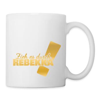 Vorname Rebekka - Tasse - Weiß - Rechts
