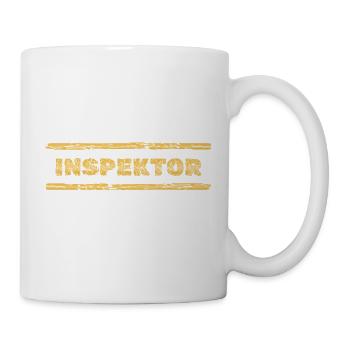Inspektor als Beruf - Tasse - Weiß - Rechts