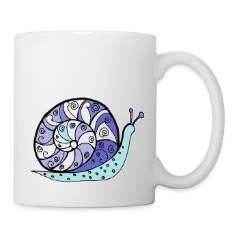 escargot - Mug blanc - blanc - Droite