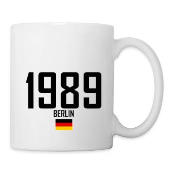 Berlin 1989, symbole de paix - Mug blanc - blanc - Droite