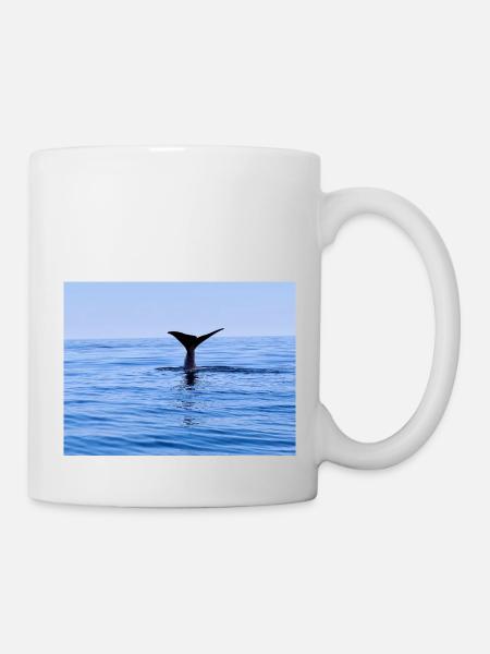 Wal - Tasse - Weiß