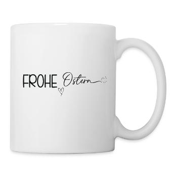 Frohe Ostern ❤️🐰 - Tasse - Weiß - Rechts