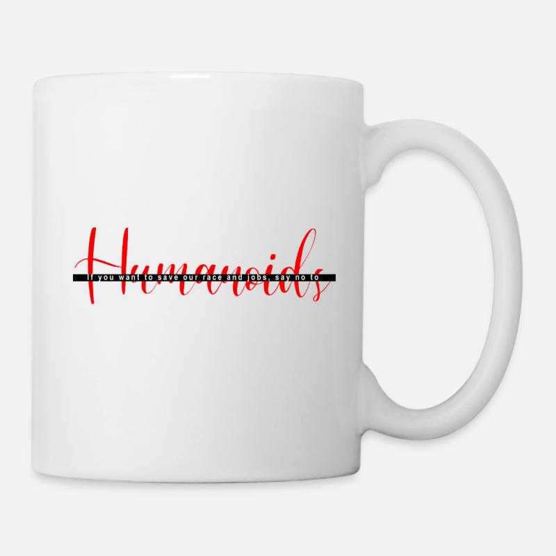 Humanoïde - Mug blanc - blanc
