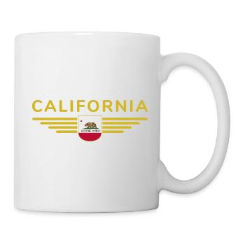 California Fan T-Shirt – Sun & Style - Mug blanc - blanc - Droite