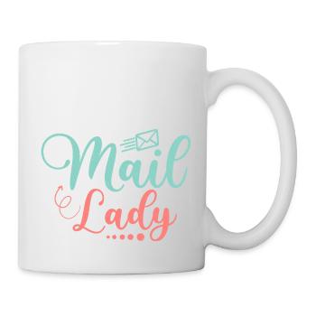 Mail Lady Mailman Postal Worker - Tasse - Weiß - Rechts