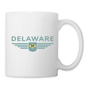 Delaware Fan T-Shirt – Küste & Charme - Tasse - Weiß - Rechts