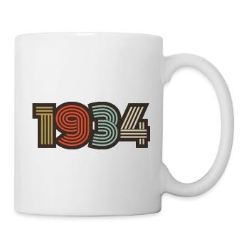 1934 rétro vintage - Mug blanc - blanc - Droite