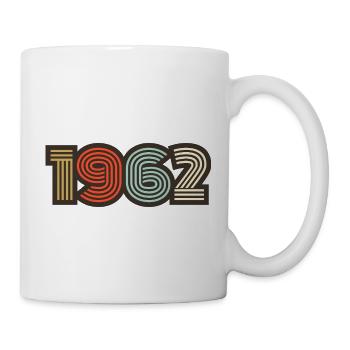 1962 rétro vintage - Mug blanc - blanc - Droite