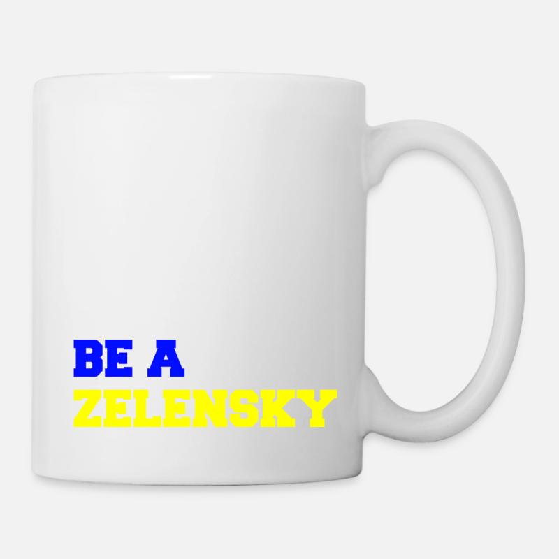 Dans un monde de Poutine, soyez un Zelensky - Mug blanc - blanc