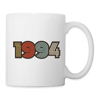 1994 rétro vintage - Mug blanc - blanc - Droite