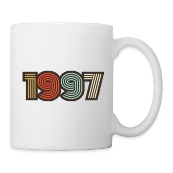 1997 rétro vintage - Mug blanc - blanc - Droite