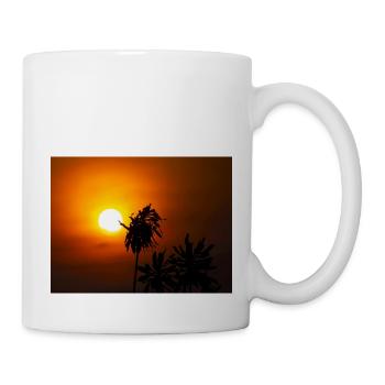 Die Hand der Natur auf der Sonne - Tasse - Weiß - Rechts