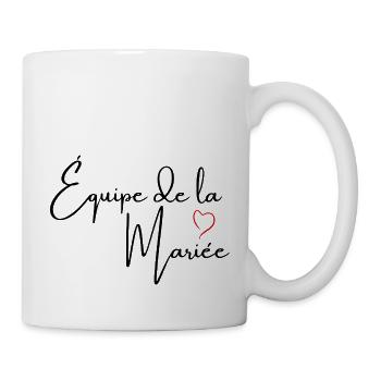 Red Heart Bride Team - Mug - white - Right