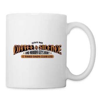 Tired Dads Club – Kaffee & Ruhe - Tasse - Weiß - Rechts